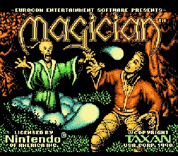 Magician (USA) (Beta 1) (1990-03-02) screen shot title